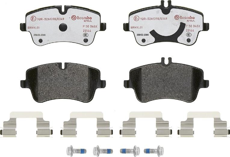 Brembo P 50 045X - Brake Pad Set, disc brake onlydrive.pro