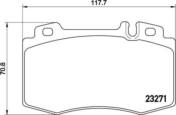 Brembo P 50 041 - Bremžu uzliku kompl., Disku bremzes onlydrive.pro