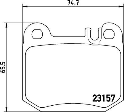 Brembo P 50 043 - Bremžu uzliku kompl., Disku bremzes onlydrive.pro