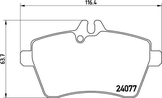 Brembo P 50 054 - Stabdžių trinkelių rinkinys, diskinis stabdys onlydrive.pro