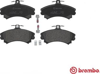 Brembo P 50 055 - Bremžu uzliku kompl., Disku bremzes onlydrive.pro