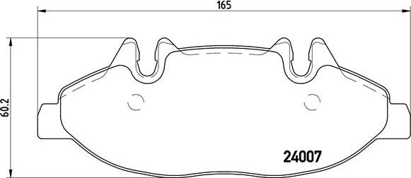 Brembo P 50 050 - Brake Pad Set, disc brake onlydrive.pro