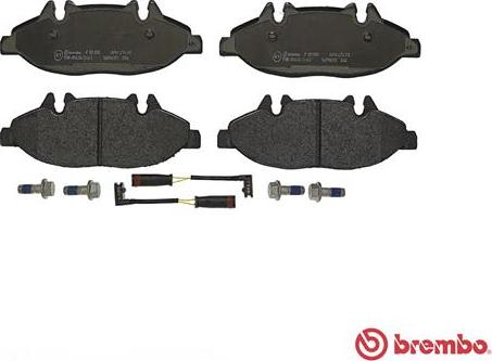 Brembo P 50 050 - Piduriklotsi komplekt,ketaspidur onlydrive.pro