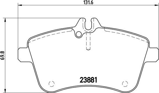 Brembo P 50 057 - Bremžu uzliku kompl., Disku bremzes onlydrive.pro