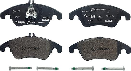 Brembo P 50 069X - Brake Pad Set, disc brake onlydrive.pro