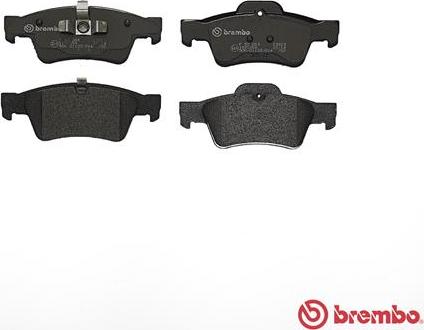 Brembo P 50 064 - Bremžu uzliku kompl., Disku bremzes onlydrive.pro