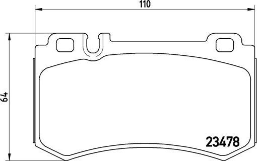 Brembo P 50 061 - Bremžu uzliku kompl., Disku bremzes onlydrive.pro