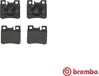 Brembo P 50 009 - Тормозные колодки, дисковые, комплект onlydrive.pro