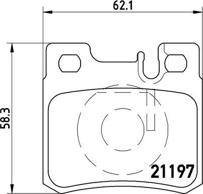 Brembo P 50 009 - Brake Pad Set, disc brake onlydrive.pro