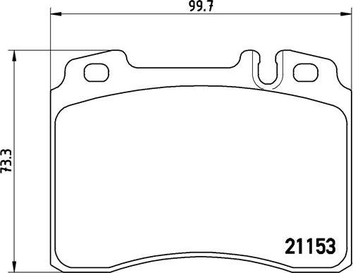 Brembo P 50 010 - Brake Pad Set, disc brake onlydrive.pro