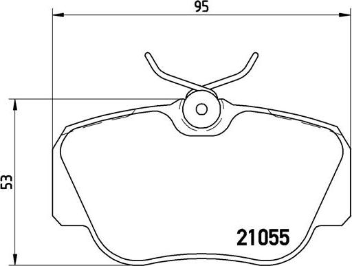 Brembo P 50 011 - Stabdžių trinkelių rinkinys, diskinis stabdys onlydrive.pro