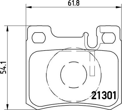 Brembo P 50 012 - Bremžu uzliku kompl., Disku bremzes onlydrive.pro