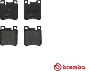 Brembo P 50 017 - Тормозные колодки, дисковые, комплект onlydrive.pro