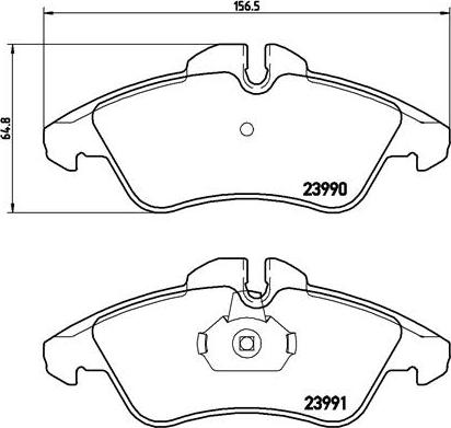 Brembo P 50 080 - Piduriklotsi komplekt,ketaspidur onlydrive.pro