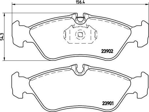 Brembo P 50 082 - Piduriklotsi komplekt,ketaspidur onlydrive.pro