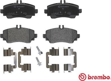 Brembo P 50 036 - Bremžu uzliku kompl., Disku bremzes onlydrive.pro