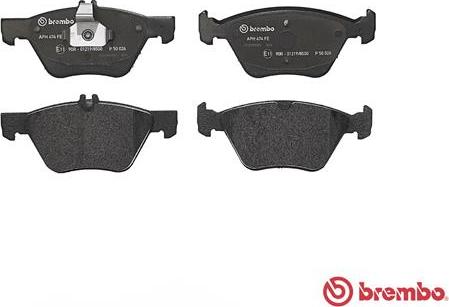 Brembo P 50 026 - Jarrupala, levyjarru onlydrive.pro