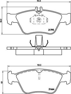 Brembo P 50 023 - Brake Pad Set, disc brake onlydrive.pro