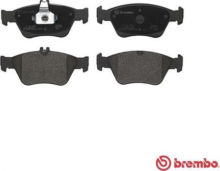 Brembo P 50 023 - Stabdžių trinkelių rinkinys, diskinis stabdys onlydrive.pro