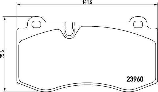 Brembo P 50 074X - Bremžu uzliku kompl., Disku bremzes onlydrive.pro