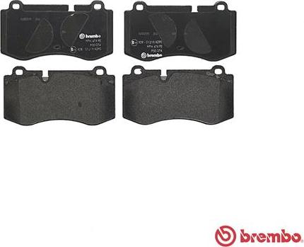 Brembo P 50 074 - Jarrupala, levyjarru onlydrive.pro