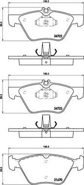 Brembo P 50 075 - Тормозные колодки, дисковые, комплект onlydrive.pro