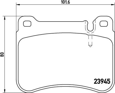 Brembo P 50 073X - Brake Pad Set, disc brake onlydrive.pro