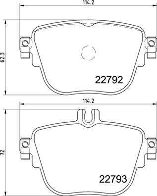 Brembo P 50 141 - Brake Pad Set, disc brake onlydrive.pro