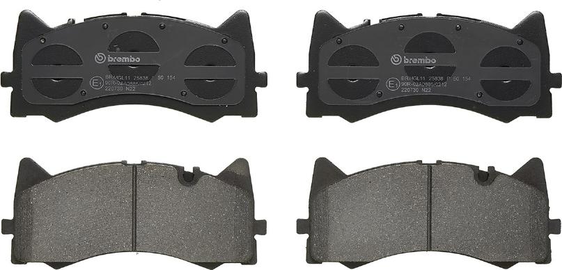 Brembo P 50 154 - Bremžu uzliku kompl., Disku bremzes onlydrive.pro