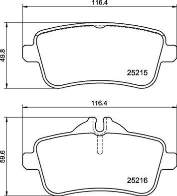 Brembo P 50 156 - Piduriklotsi komplekt,ketaspidur onlydrive.pro