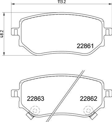 Brembo P 50 153 - Piduriklotsi komplekt,ketaspidur onlydrive.pro