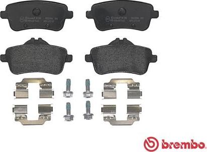 Brembo P 50 100 - Piduriklotsi komplekt,ketaspidur onlydrive.pro