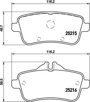 Brembo P 50 100 - Тормозные колодки, дисковые, комплект onlydrive.pro