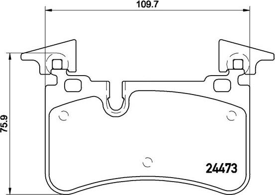 Brembo P 50 113 - Stabdžių trinkelių rinkinys, diskinis stabdys onlydrive.pro