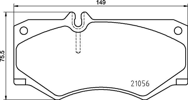 Brembo P 50 134 - Stabdžių trinkelių rinkinys, diskinis stabdys onlydrive.pro