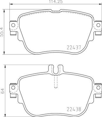 Brembo P 50 136 - Bremžu uzliku kompl., Disku bremzes onlydrive.pro