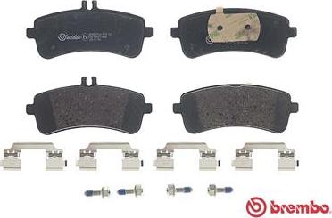 Brembo P 50 132 - Piduriklotsi komplekt,ketaspidur onlydrive.pro