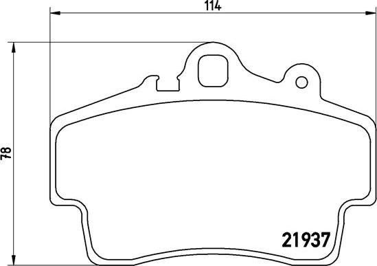 Brembo P 65 007 - Brake Pad Set, disc brake onlydrive.pro