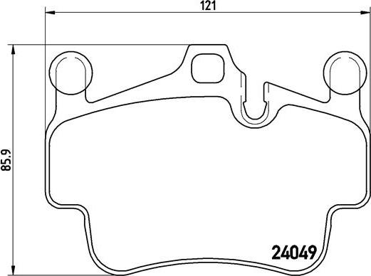 Brembo P 65 014 - Brake Pad Set, disc brake onlydrive.pro