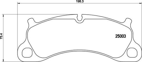 Brembo P 65 025 - Brake Pad Set, disc brake onlydrive.pro