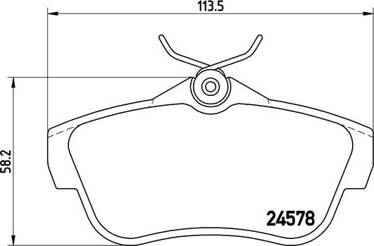 Brembo P 61 095 - Тормозные колодки, дисковые, комплект onlydrive.pro