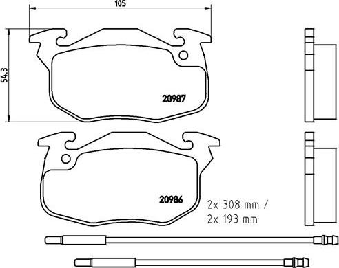 Brembo P 61 044 - Jarrupala, levyjarru onlydrive.pro