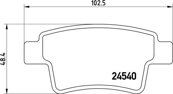 Brembo P 61 085 - Тормозные колодки, дисковые, комплект onlydrive.pro