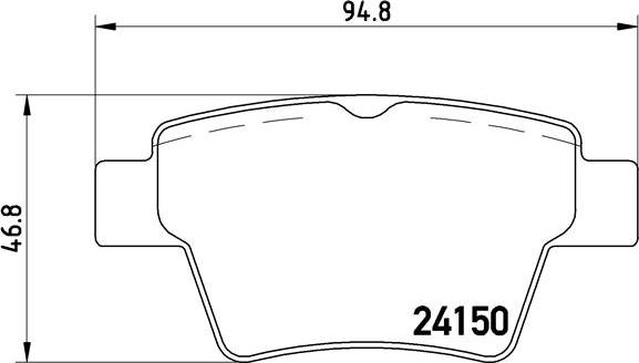 Brembo P 61 080 - Тормозные колодки, дисковые, комплект onlydrive.pro