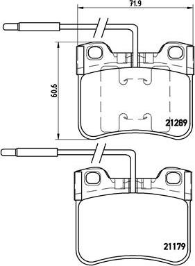 Brembo P 61 034 - Brake Pad Set, disc brake onlydrive.pro