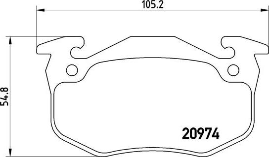 Brembo P 61 032 - Brake Pad Set, disc brake onlydrive.pro