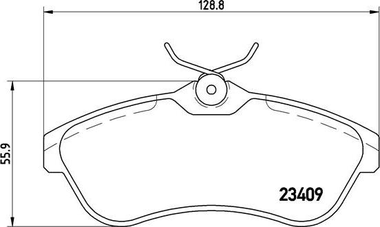 Brembo P 61 075X - Bremžu uzliku kompl., Disku bremzes onlydrive.pro