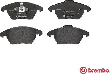 Brembo P 61 076 - Brake Pad Set, disc brake onlydrive.pro