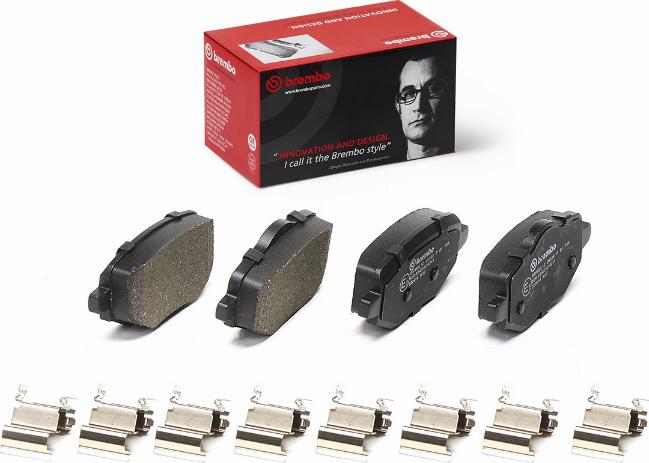 Brembo P 61 140 - Brake Pad Set, disc brake onlydrive.pro