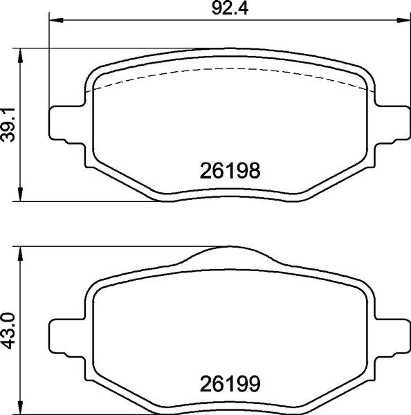 Brembo P 61 140 - Brake Pad Set, disc brake onlydrive.pro